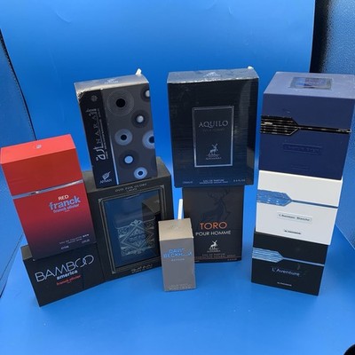 COLOGNE LOT 10 Maison Alhambra, Lattafa, Al Haramain, Beckham, Franck Olivier