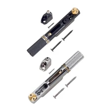 Headless Guitar Bridge Multiuse Sturdy Split Tailpiece for Acoustic Guitars