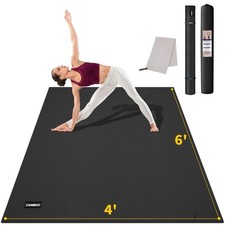 Yoga Mat for Women and Men, Extra Long and Wide Exercise Mat 72"x48"/84"x30" ...