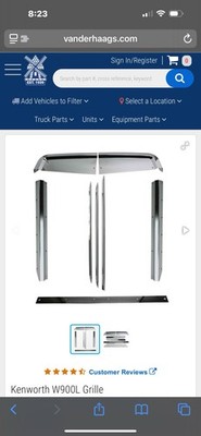 1992-2020 Kenworth W9OOL Grille New! P/ N S24904