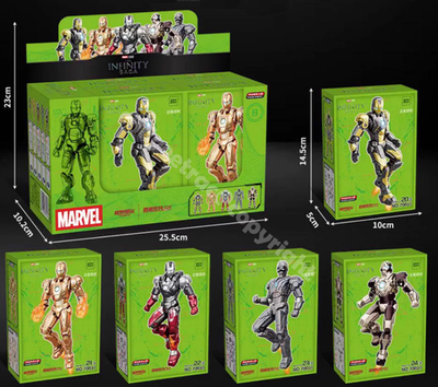 【marvel】アイアンマンセット YuanYe Marvel IRON MAN Ironman Infinity SAGA MK20-24 Poseable