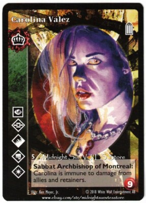 Carolina Valez Lasombra 2018 BCP V:TES VTES Vampire CCG