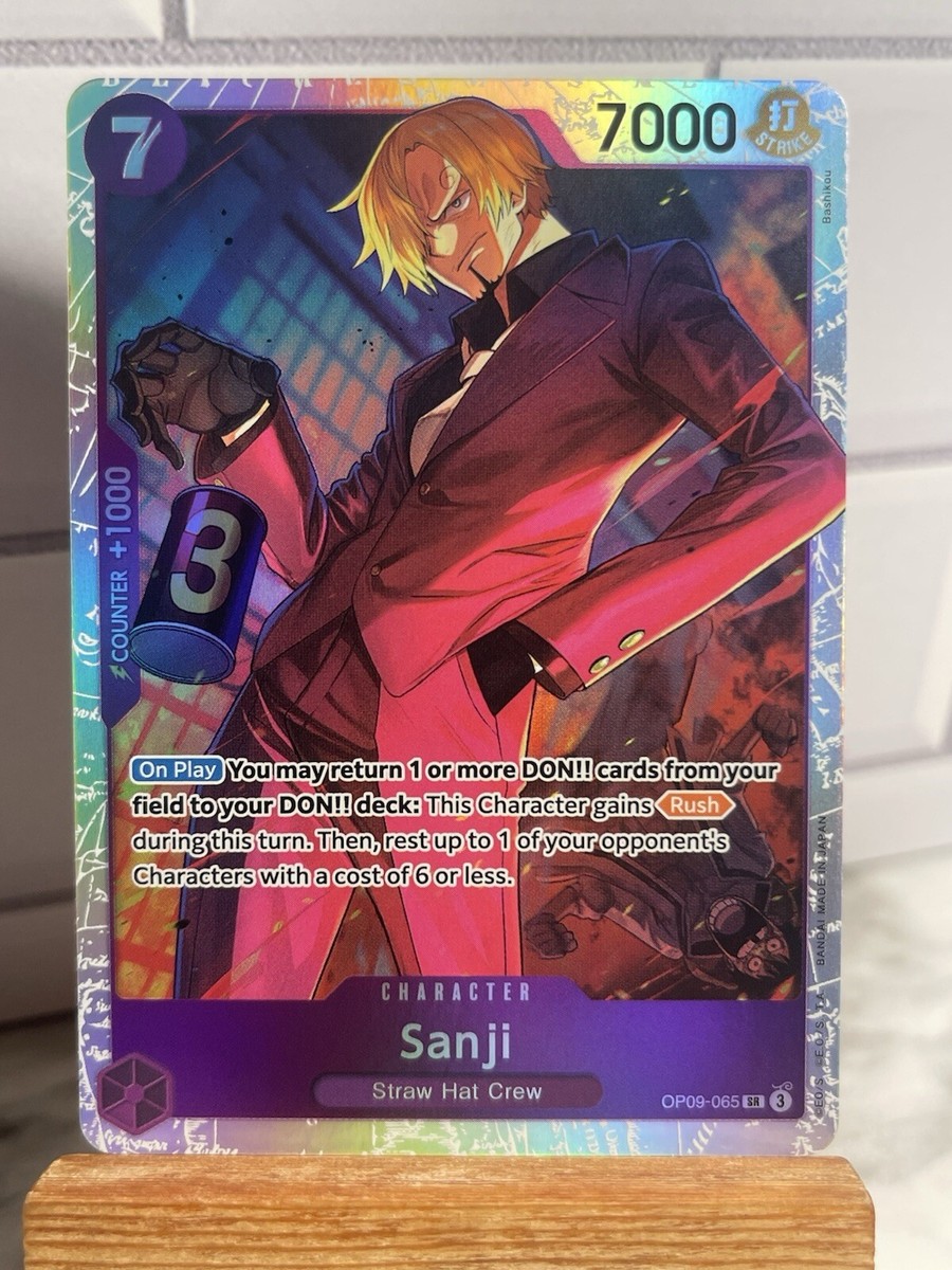 One Piece Card Game - Sanji OP09-065 SR English | eBay