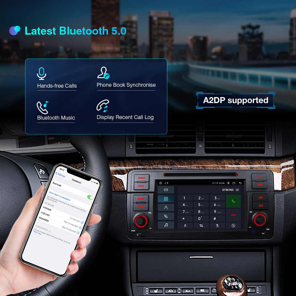 DVR+For BMW E46 M3 Car Radio GPS DVD Stereo Android 12 8Core Head Unit