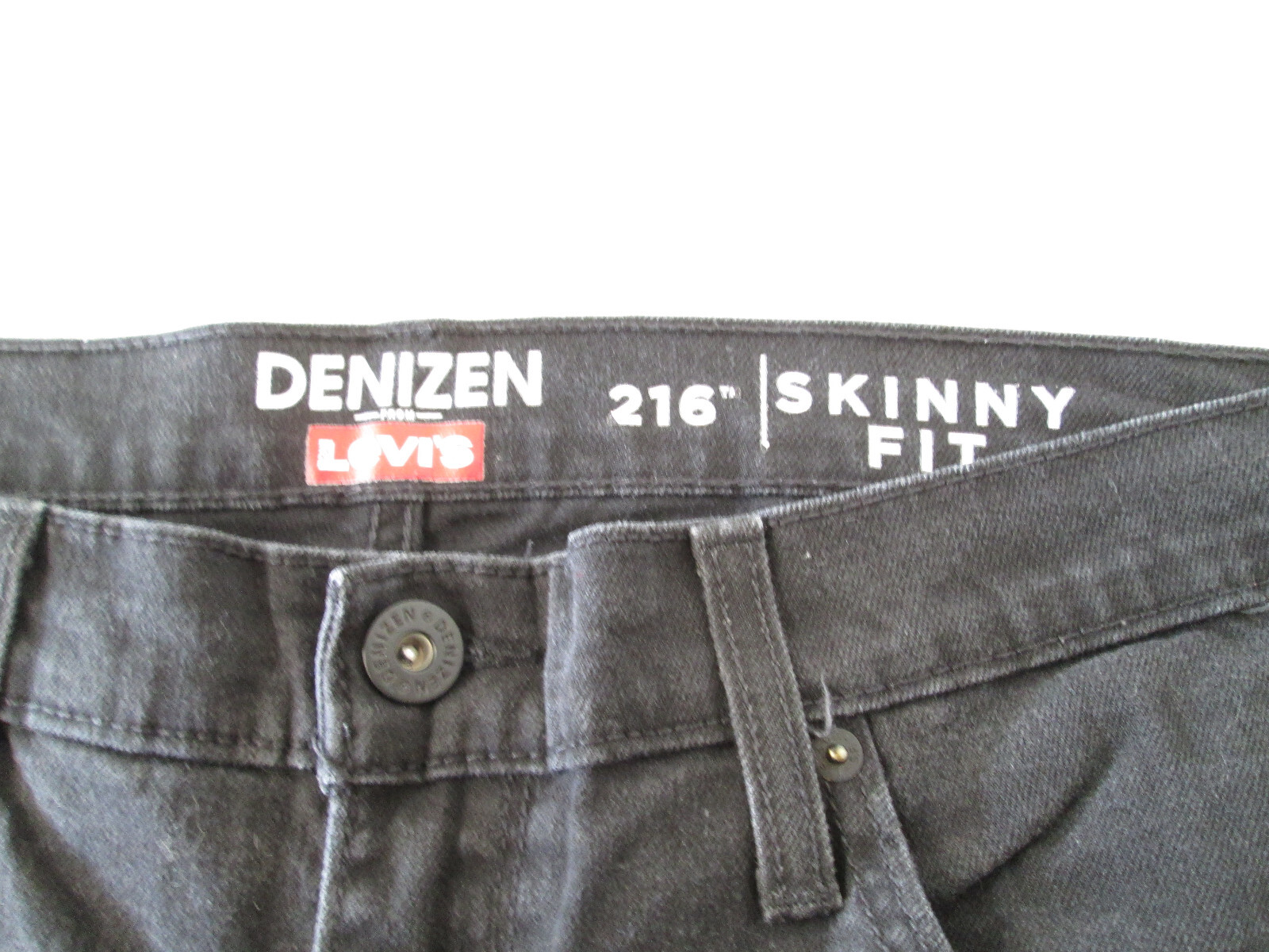 Men's Levi's Denim Jeans, Black, Denizen 216 Skinny F… Gem