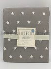 Pottery Barn Kids Organic Cotton Star Toddler Duvet One Size Gray #336U