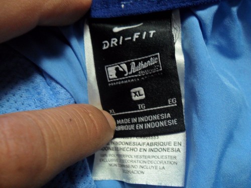 Pantaloncini Nike Dri Fit 2 toni blu Kanas City Royals 32/34 nuovi senza etichette - Foto 9 di 10