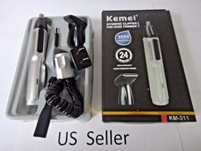 2 in 1 Electric Nose Ear Hair Trimmer Epilator men shaver clipper Rechargeable