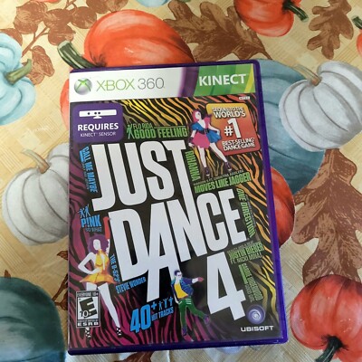 Just Dance 4 (Microsoft Xbox 360, 2012) Requires Kinect Sensor