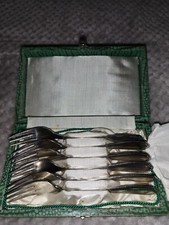 6 schöne Kuchengabeln von der Marke Tischfein Crominox im hübschen Besteckkasten