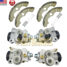 4 x Front Brake Wheel Cylinders With Shoes for Honda Rancher 350 TRX350 2x4 4x4