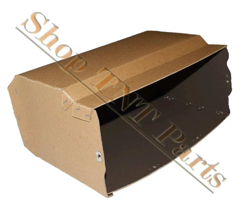 1939 Nash Ambassador Glove Box Liner With Screws and Bumpers Saddle Panelboard - Image 2 of 3