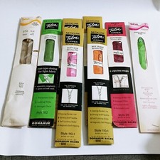 Lot of 8 Talon Zipper New Metal Vintage USA Made Assorted Colors