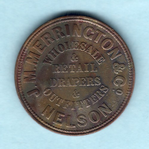 new zealand - token. merrington 1d. nelson. avf