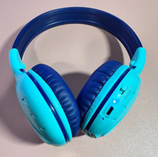 SIMOLIO Wired Headphones Aqua and Blue FREE SHIPPING