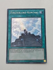Yu-Gi-Oh Einzelkarte Finsterlord-Kontakt bespielt