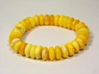Baltic Amber Bracelet Yellow Women Natural Butterscotch Egg Yolk Genuine 004R-1