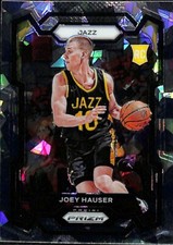 2023-24 Panini Prizm Joey Hauser Silver Cracked Ice RC #293 Utah Jazz
