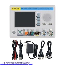 Dual Channel DDS Function Signal Generator Frequency Counter 3.2" LCD FY6200-60M