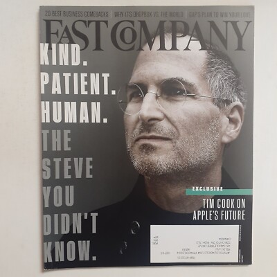Fast Company Steve Jobs Tim Cook Apple Dropbox Shellhammer Art Peck The Gap F
