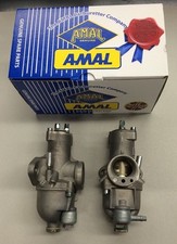 TRIUMPH 928 AMAL PREMIER ALUMINUM CARBURETORS RIGHT/LEFT- 500 T100R 1967-1974