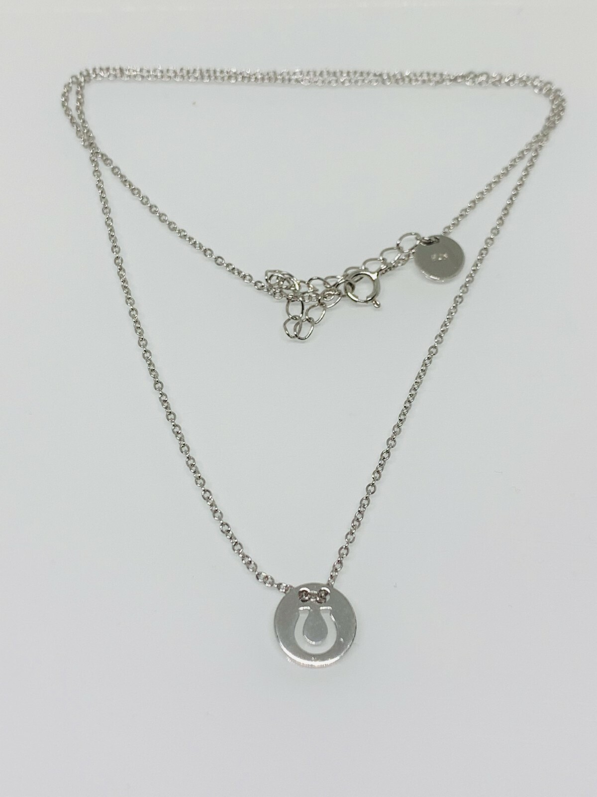 Leo Zodiac Sign Belcher Chain Necklace 48CM 925 Silver 2.40 g