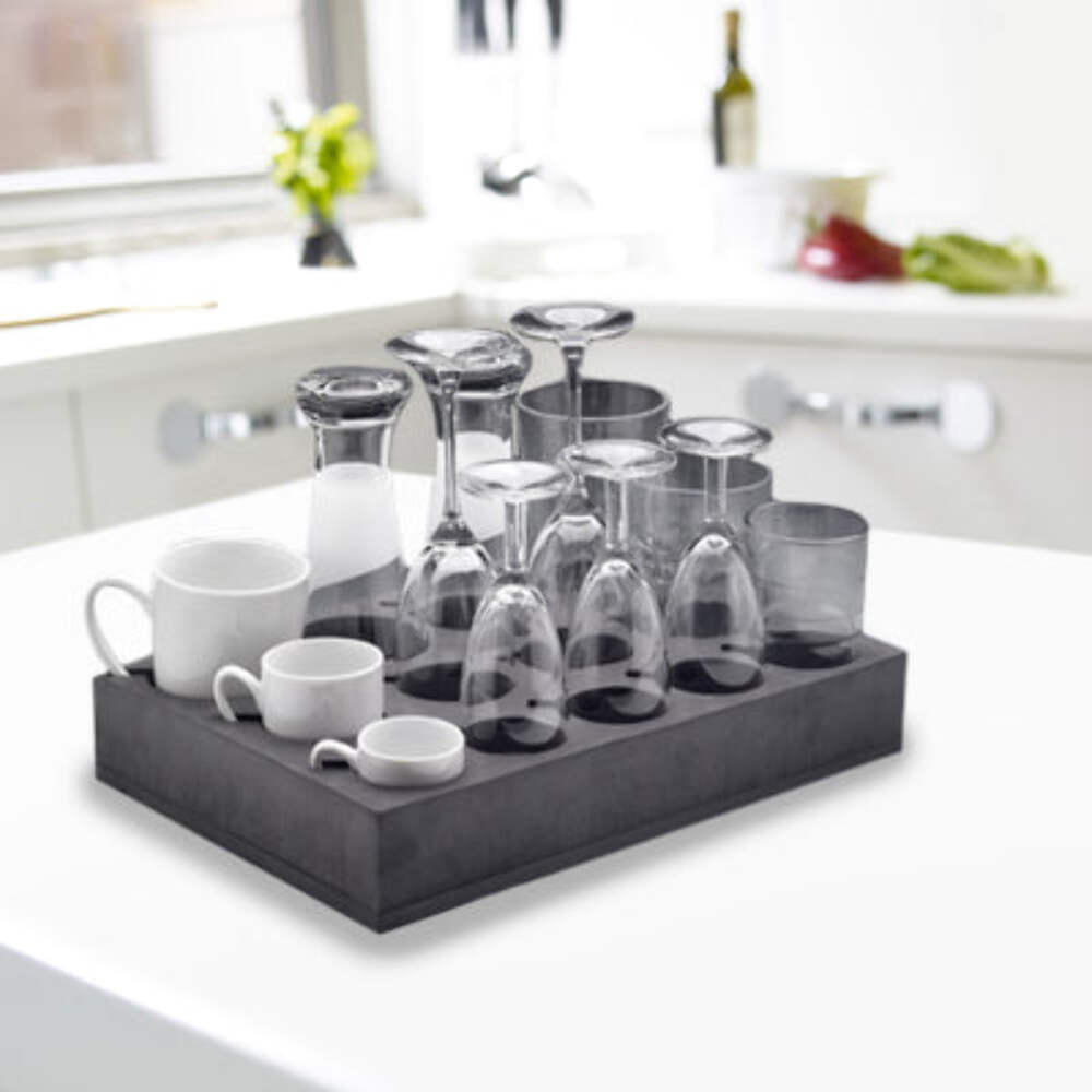 B&Q -  Liberty Cupboard Cup Holder Plate Rack - Image 3