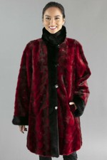 Sale! Reversible Red Mink Fur Stroller