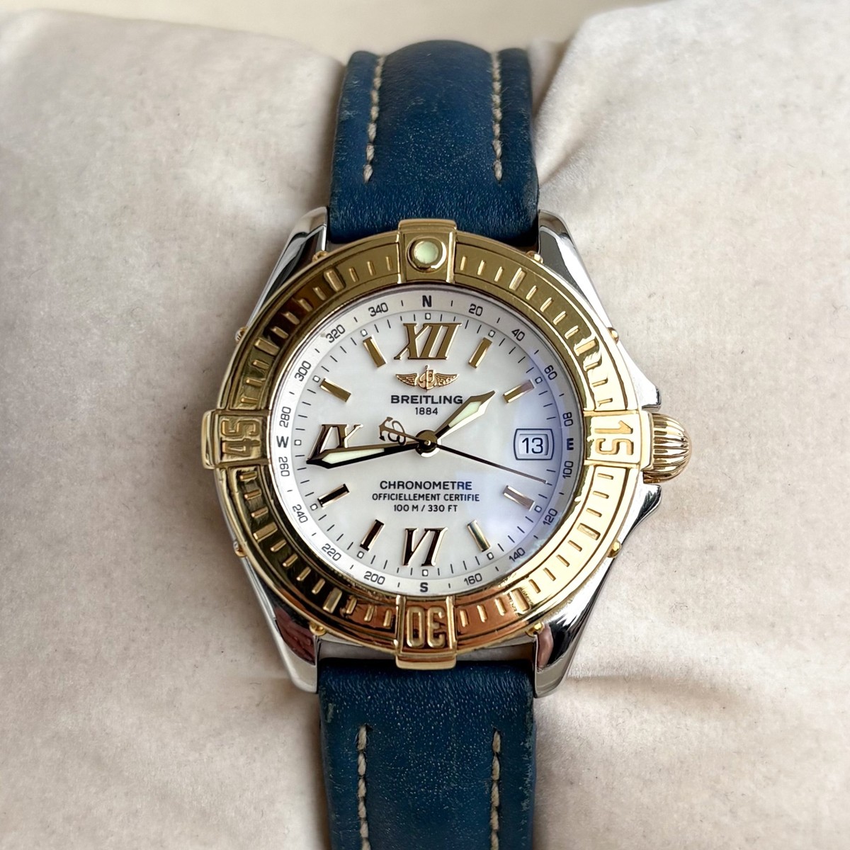 Breitling B-Class Full Set 31mm D71365 Quartz Steel/Gold Mop Dial