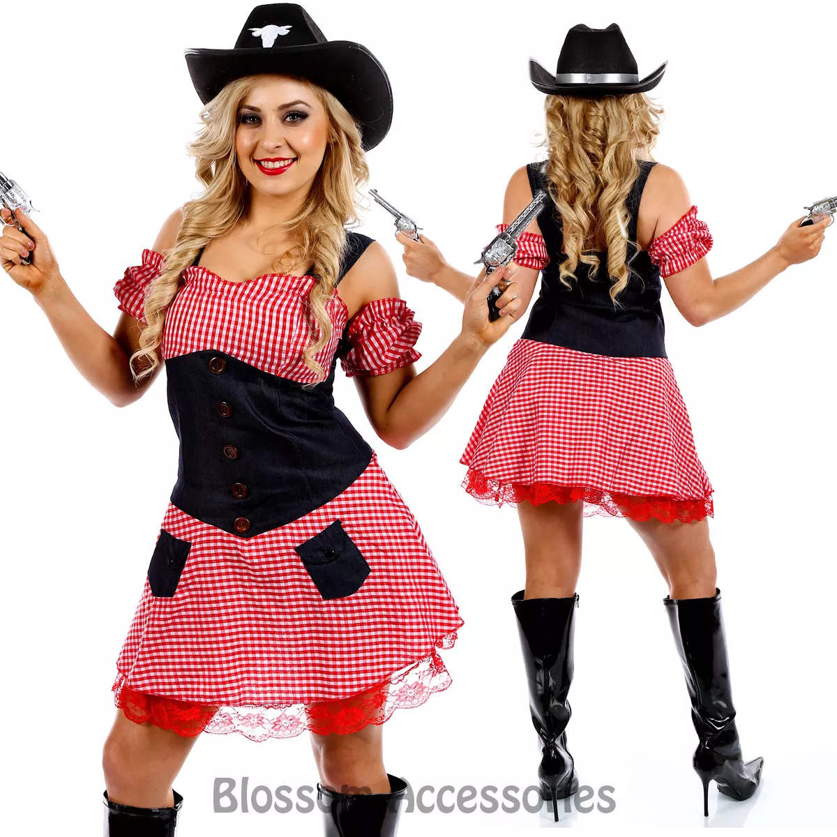 Sexy cowgirl dress top