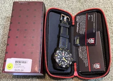 New LUMINOX Navy Seal Limited 3050 Quartz Date Wristwatch w Case $435 Tags & Box