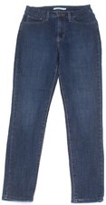 LEVI'S 721 High Rise Skinny Jeans Blue Stretch Denim womens Size 28 27X27 