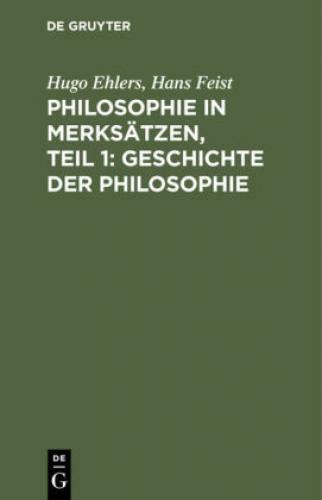 Thumbnail - Philosophie In Merksätzen, Teil 1: Geschichte Der Philosophie 6752