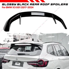 Gloss Black Rear Spoiler Lip Wing Roof Lid Fit For BMW X3 G01 2018-2024 17