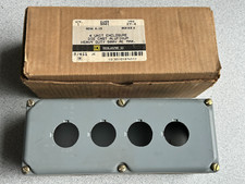 NEW Square D 9001KY-4 Series A 4 Unit Die Cast Aluminum Pushbutton Enclosure