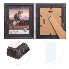 Rustic Barnwood Picture Frames  - Natural Reclaimed Wood, 1 3/4" Frame Width