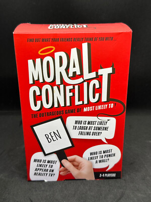 Professor PUZZLE Moral Conflict Family Edition – Partyspiel, „Wer Würde Eher...?“, Für Familien & Kinder