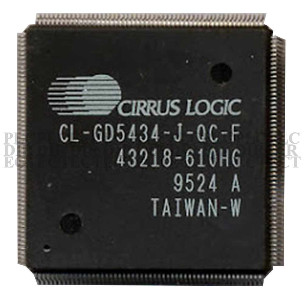 NEW Cirrus Logic CL-GD5434-J-QC-F Graphics Card | eBay