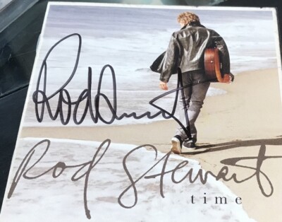 Rod Stewart Signed Autographed Cd TIME | eBay
