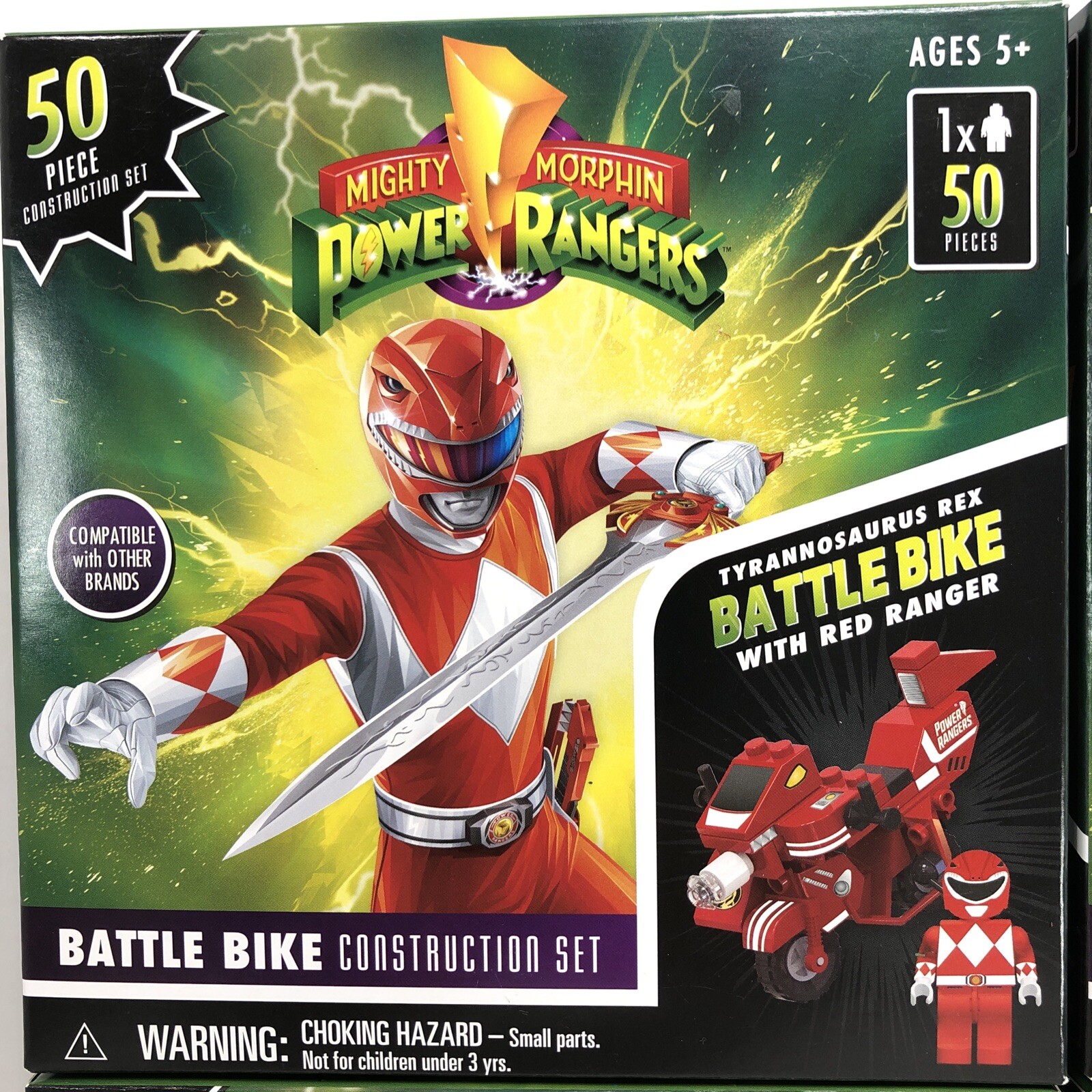 Power Rangers Construction Set Tyrannosaurus Rex Battle Bike