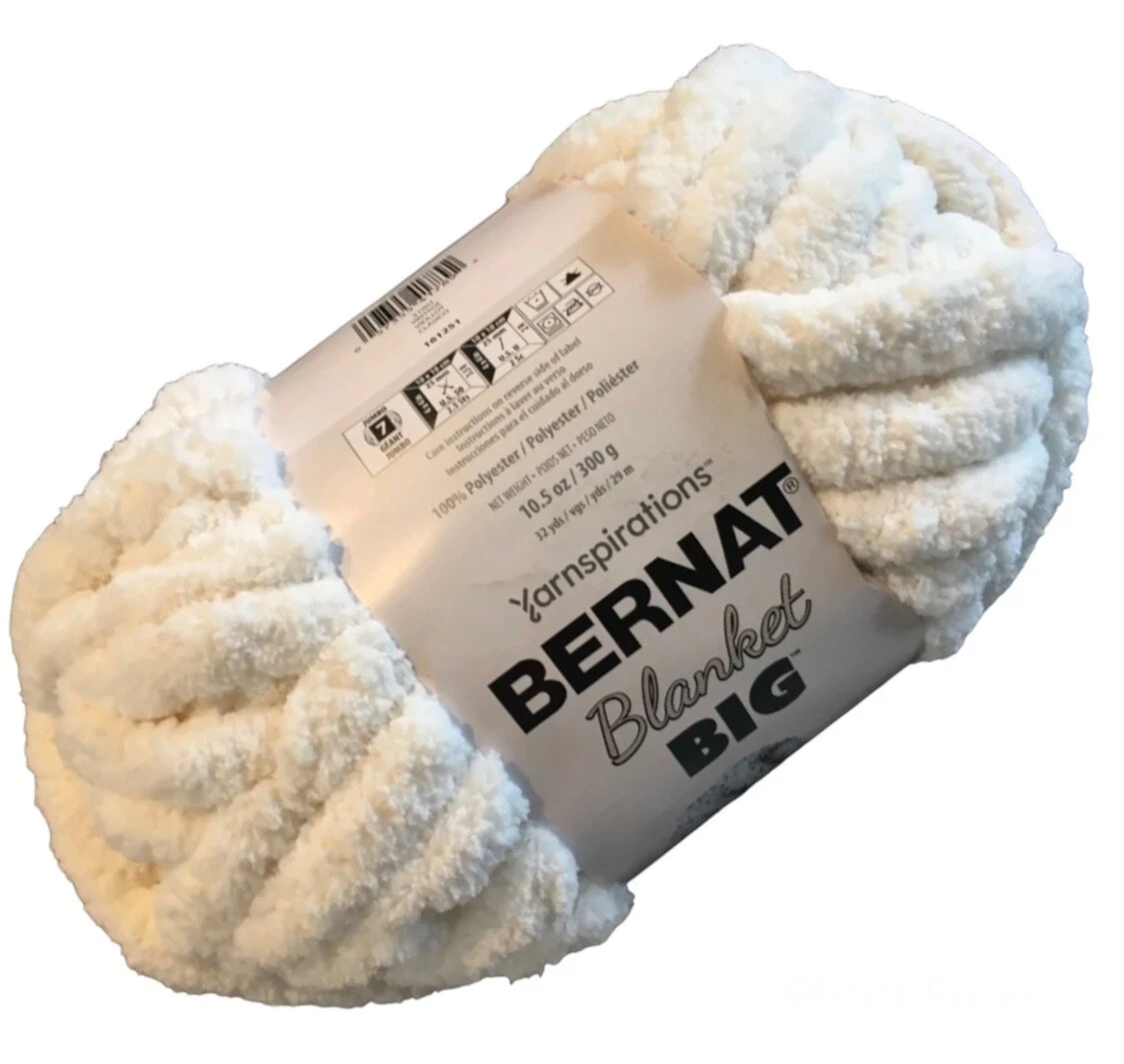 Bernat Blanket Big Yarn, 7-Jumbo, 10.6 Oz., 1 soft skein, Vintage