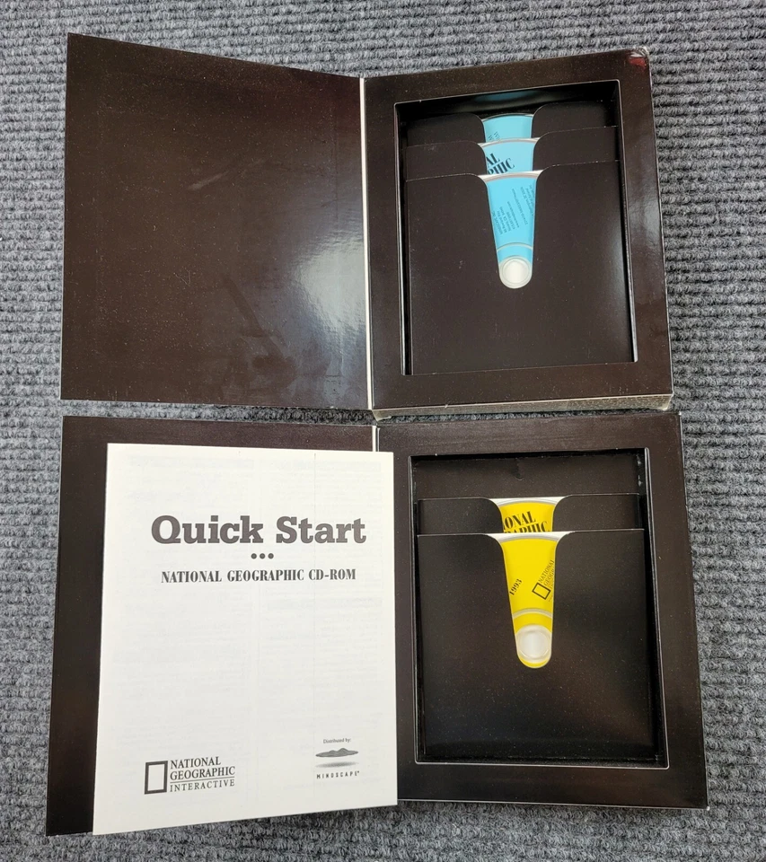 NATIONAL GEOGRAPHIC MAGAZINE THE 70s the 90s PC 3 CDs ROM Original Big Box. - Image 3 of 3