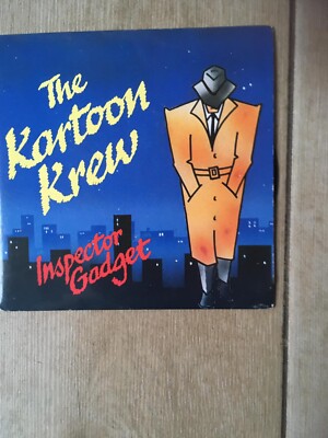 THE KARTOON KREW INSPECTOR GADGET  2 Track 7'' Single Picture Sleeve CHAMPION
