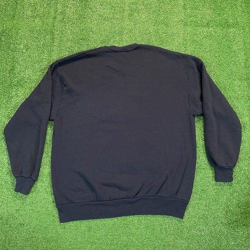 Vintage 1996 Snowman Crewneck Sweatshirt Black Size X-Large Winter 90s Escargot - Bild 8 von 10