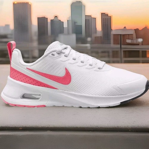 NEW Wmn's (SELECT SZ) NIKE Air Max Nuaxis 'WHITE /ASTER PINK. (HF1233-100) - Picture 2 of 15