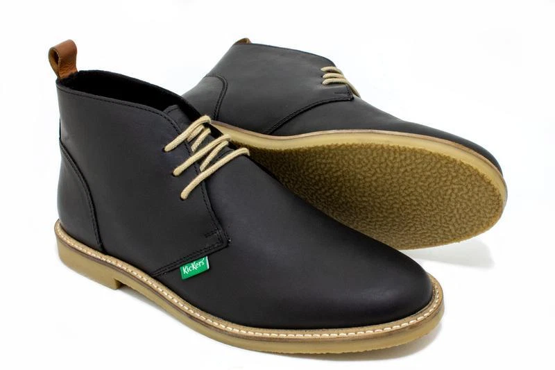 KicKers Botín Tobillo Tyl Negro  Cow Chipmunk Perm 529765-6081 - Imagen 3 de 4
