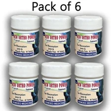 Ayurvedic New Ortho Power Tablets (6 x 40 Tablets) Total 240 Tablets