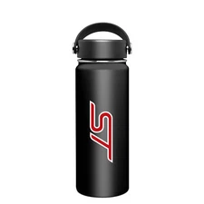 Ford Focus ST 18 oz Insulated Black Stainless Steel Travel Tumbler Mug