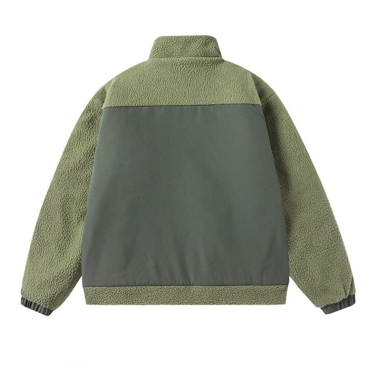 Men's Warm Winter Sherpa Jacket Polar Fleece Jacket Thermal Casual Coat Outwear - Image 4 of 4