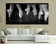 QUADRI MODERNI TELA ARTE 100X50 DANZA CLASSICA CONTEMPORANEA BALLERINA LA SCALA